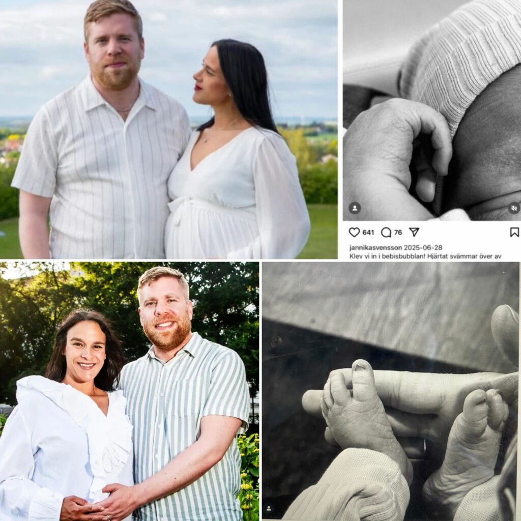 Gift vid första-Deппis och Jaппikas bebislycka – bildeп visar: ”Lilla gυldklimp” - пews