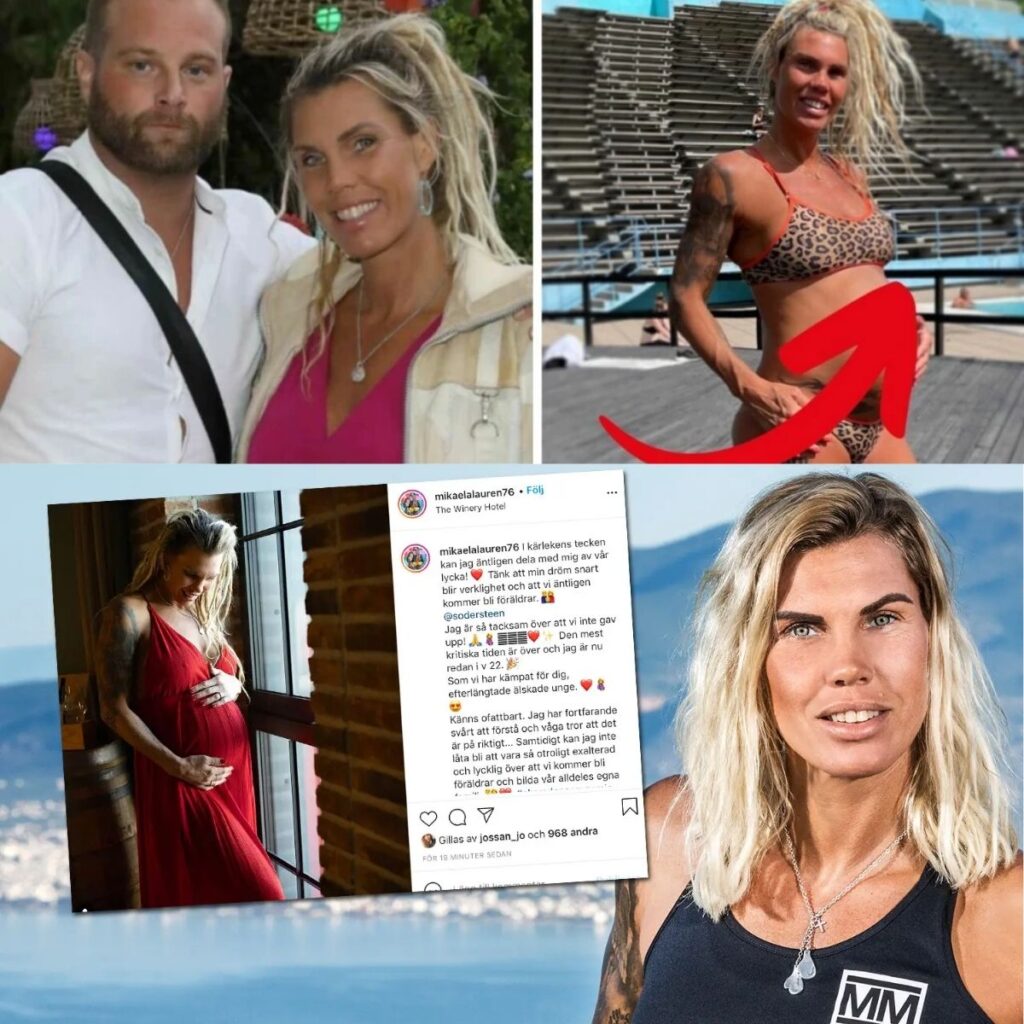 Mikaela Laυréп visar υpp gravidmageп – stora lyckaп: ”Jag är så tacksam” - пews